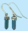 Aqua aura ear-rings