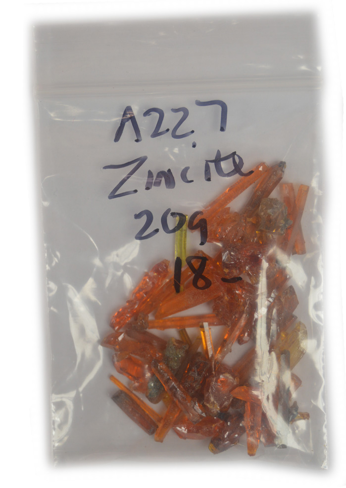 Zincite, natural 20g bag