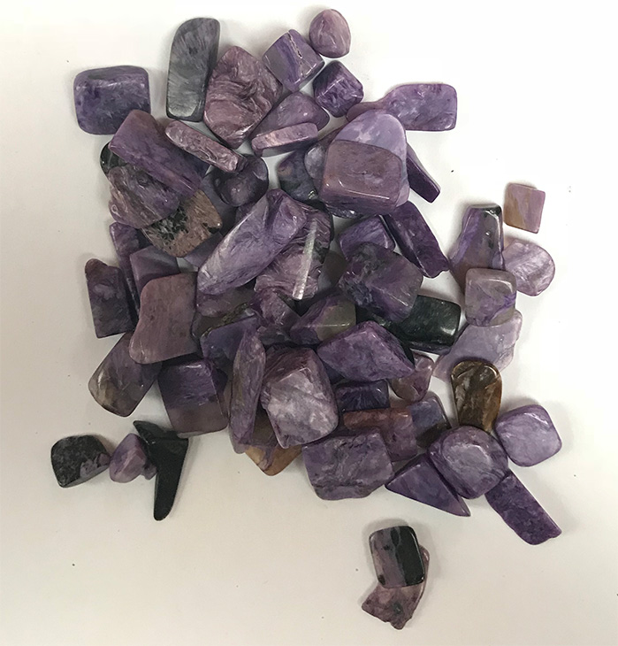 Charoite chips, 50g. Bag, Russia