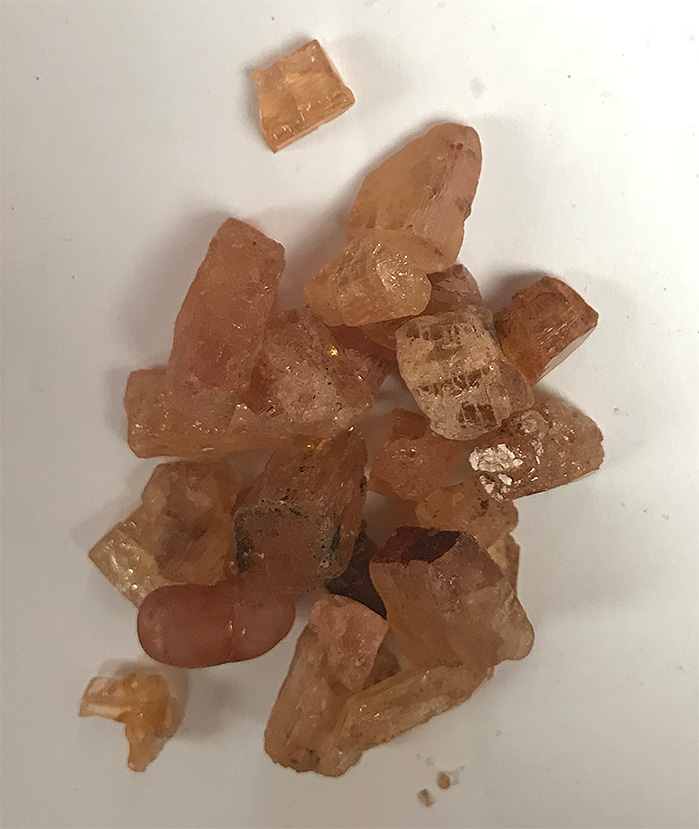 Imperial Gold Topaz, 30g. Bag Brazil