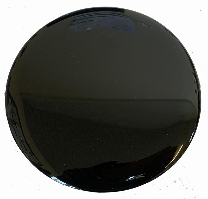 Obsidion Mirror round bevelled 6 inch