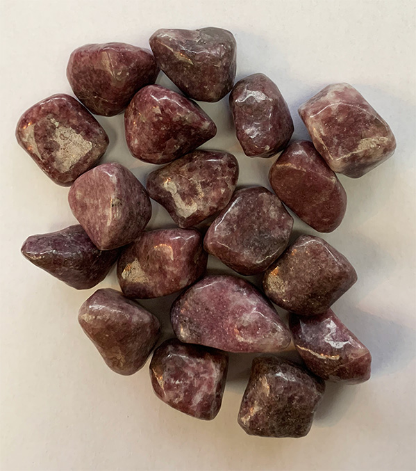 Lepidolite tumbled 250g.