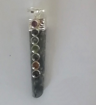 Kyanite chakra pendant