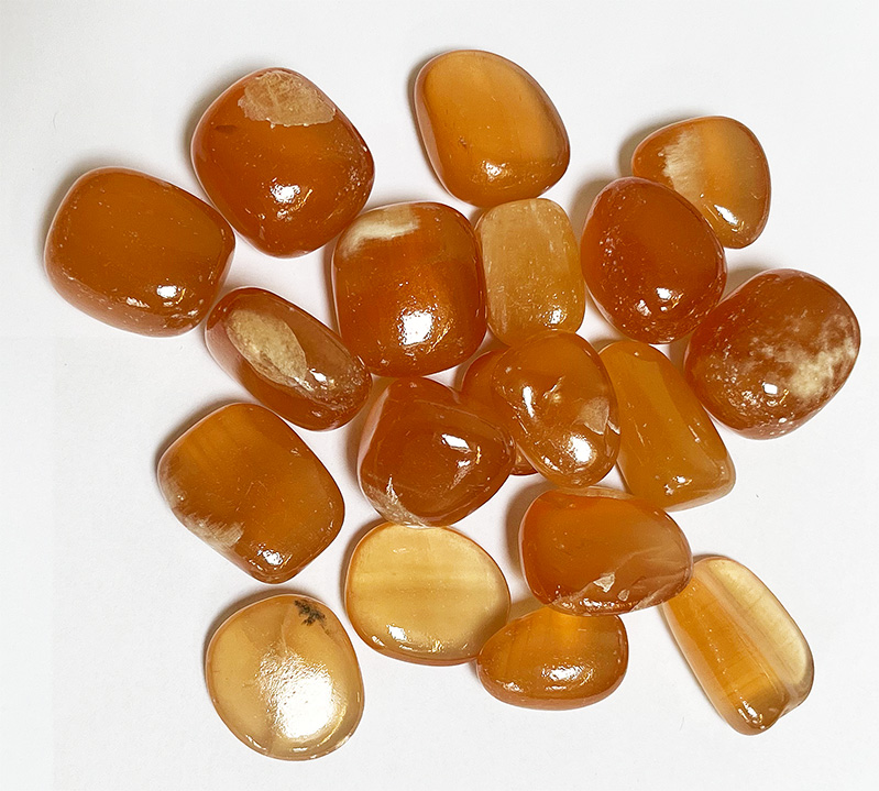 Orange Calcite 250g. Bag