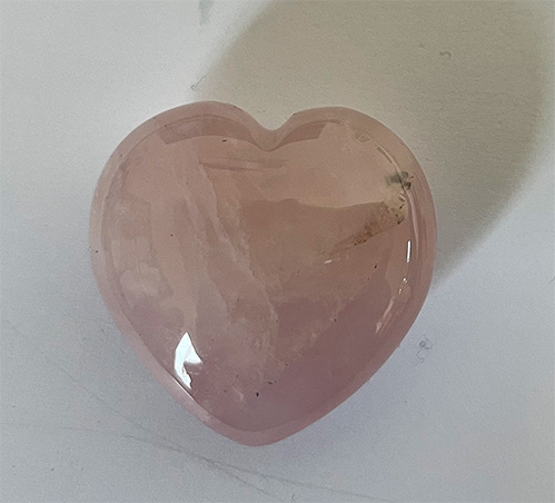 Rose Quartz Hearts 4 x 4 cm