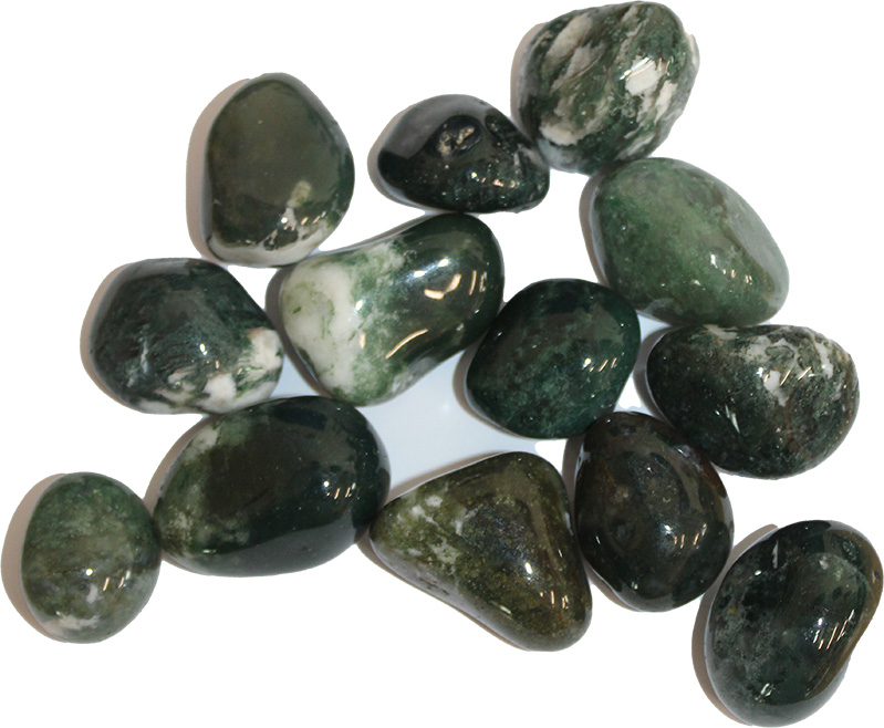 Moss Agate 200g. Bag