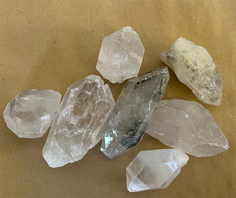 Large Quartz Points, 500g. Bag