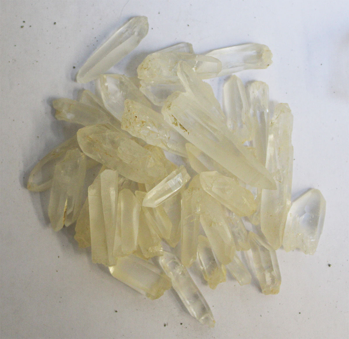 Lemurian Quartz points 200g. Bag