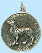 Wolf medallion