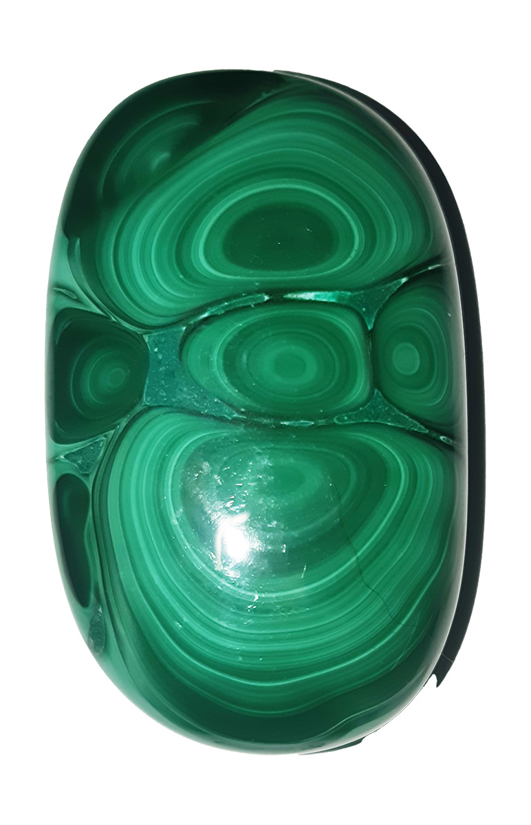 Malachite A grade soap 45 x 30mm