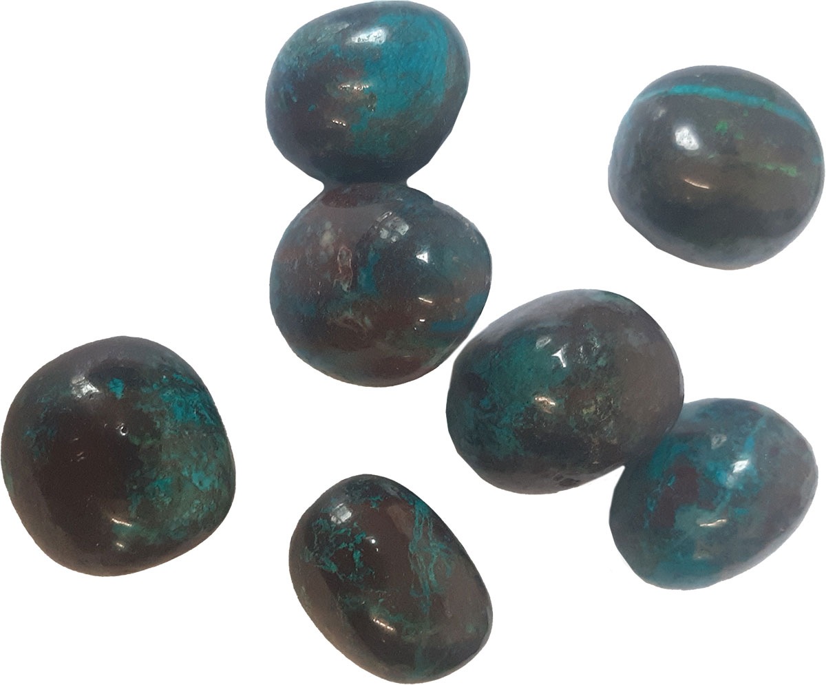 Chrysocolla in matrix 200g. bag.
