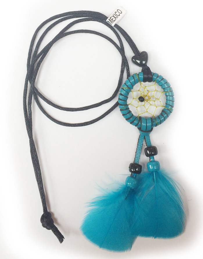 Dream catcher Necklace Mexico assorted colours