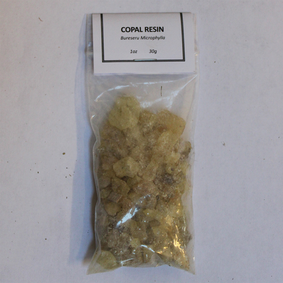 Copal Resin  gold 1 oz. Bag 30g