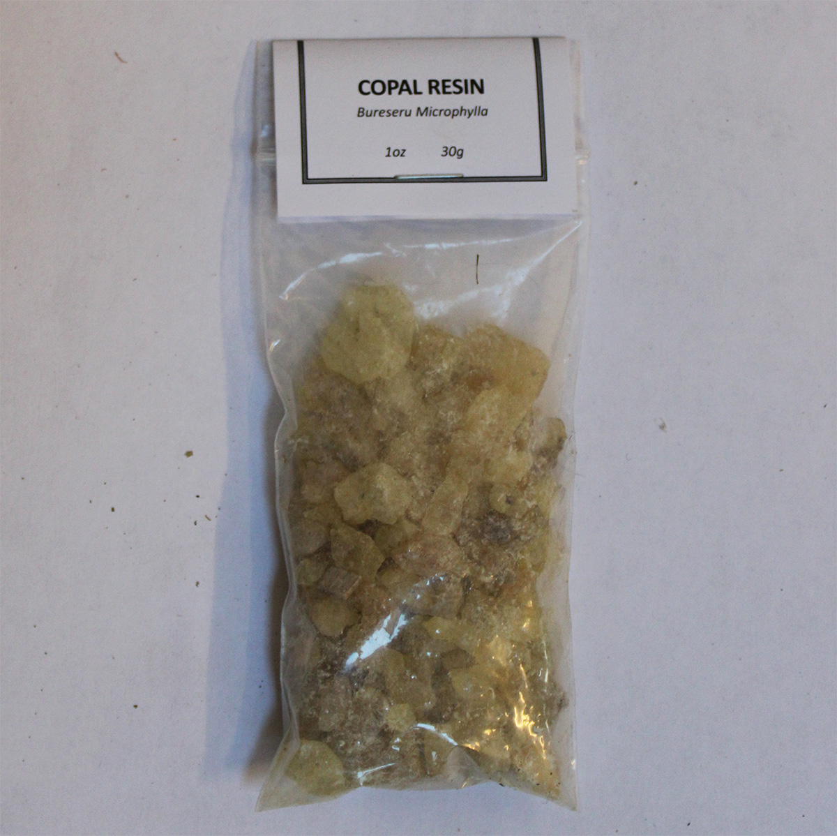 Copal Resin gold 1 oz. Bag 30g