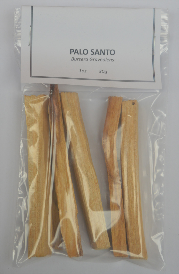 Palo Santo 1 oz  Peruvian Indian wood chip smudge 30g.