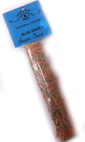 Angel Sage and blue sage 7 inch wand