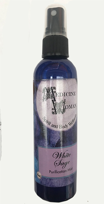 White Sage Spray. Liquid Smudge 4 oz.118ml