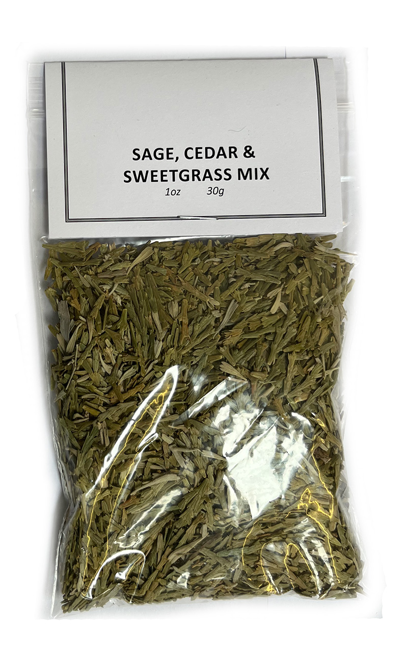 Sage, cedar and sweetgrass 1 oz 30 g