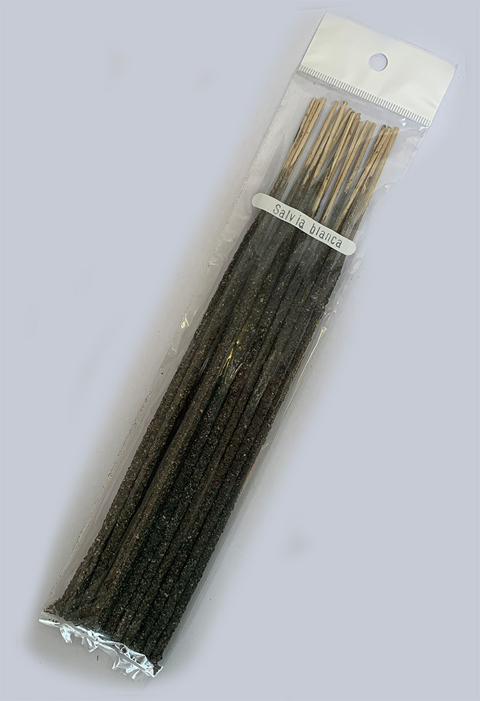 White Sage incense, 20 sticks per pack, mexico