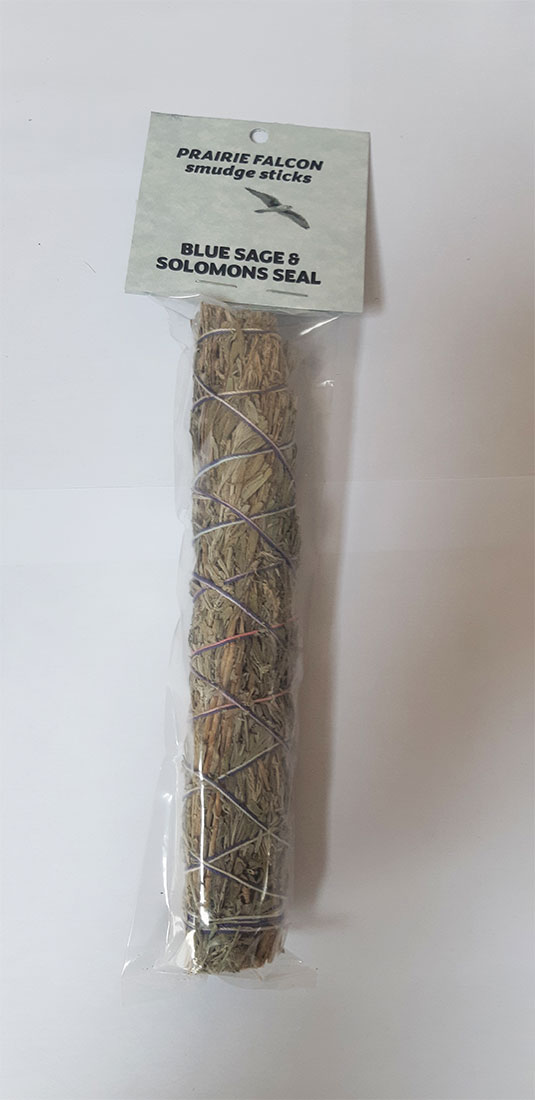 Blue Sage and Solomons seal 7 inch Smudge stick