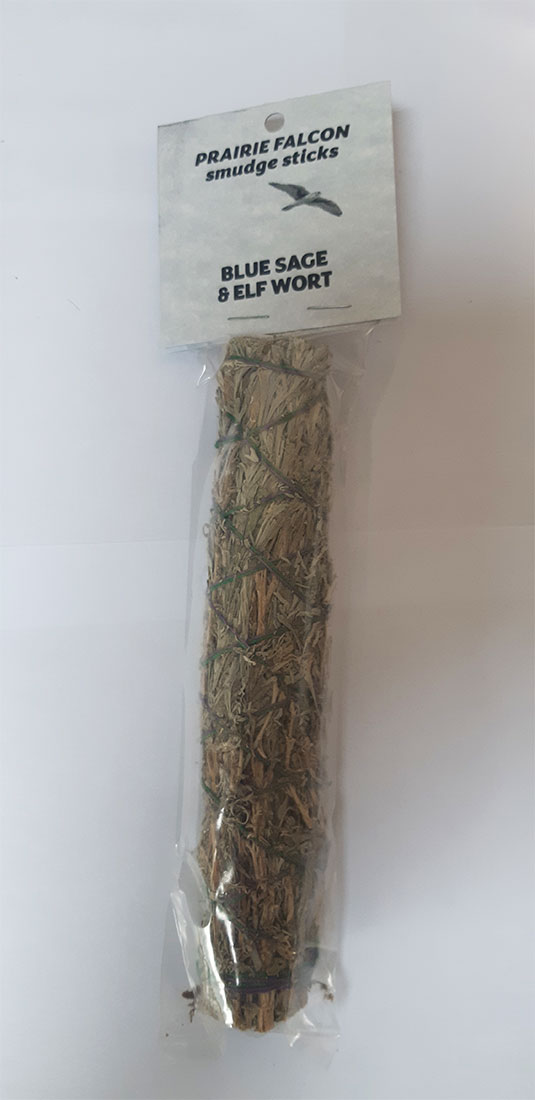 Blue Sage and Elfwort 7 inch Smudge stick aka Elecampane
