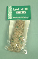 Small sage and sweetgrass, 5 inch