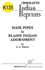 Hair pipes in plains Indian adornment