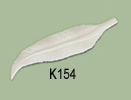 Bone feather, drilled 6x1.5cm