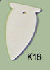 Bone arrowheads - 10/bag. 4.5cm with hole. Cut, carve, burn or paint for pendant