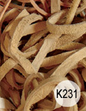 Tan deer lace 10 per bag 40 inch