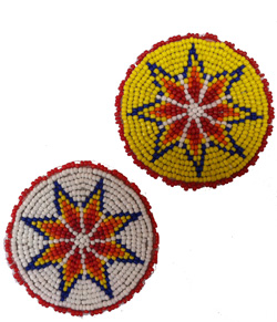 Star Rosettes 2.5 inch red, yellow ,black ,turquoise  or white