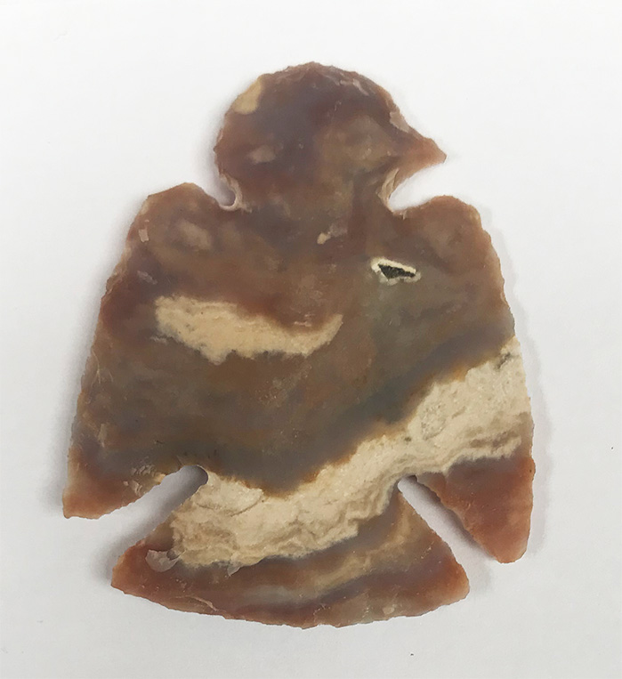 Bird stone arrowheads bag of 10  1.7 x 1.5 inch