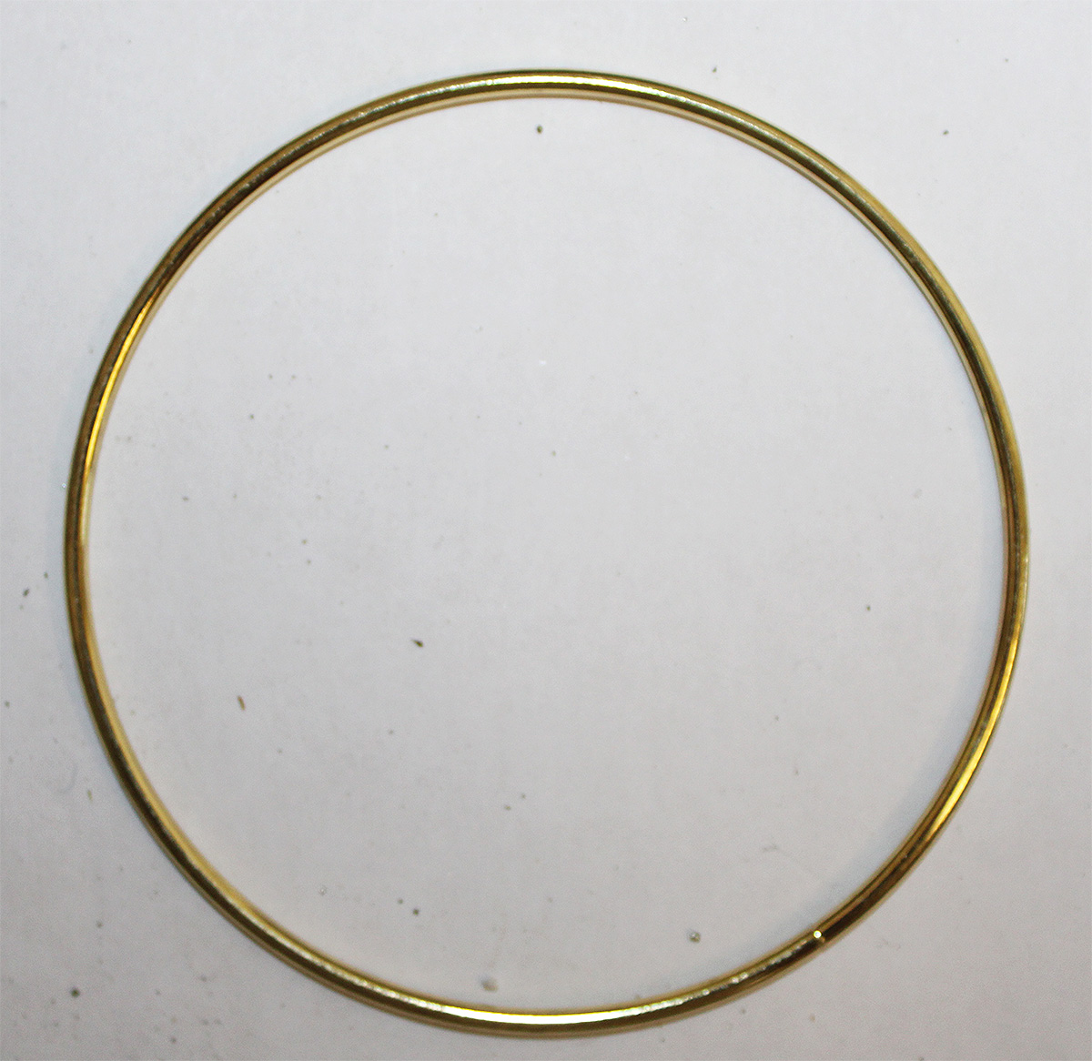 Brass hoops, for dream catchers 4 inch