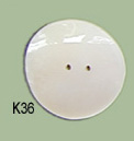 Clam shell discs, 2 inch 2 holes 10/bag