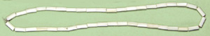 Shell wampum  white. 8 inch 