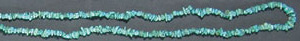 Turquoise chips 16 inch
