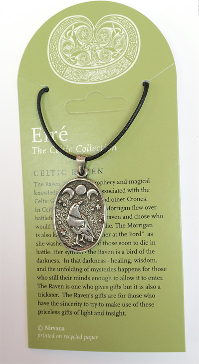 The Celtic Collection- oval Celtic Raven