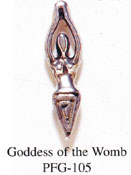Pewter GODDESSES - Goddess of the Womb