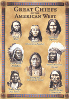 Great Chiefs of the American West postcard 5 inch x 7 inch