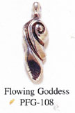 Silver GODDESSES - Flowing Goddess