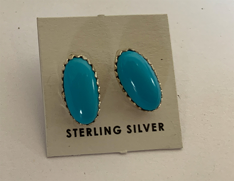 Turquoise studs