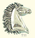 Horse head brooch / pendant