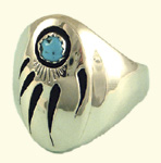 Bear paw ring, M