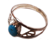 Small turquoise ring