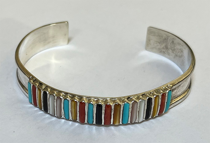 Multi stone bangle