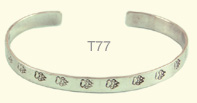 Silver bangle