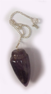 Pendulums:  amethyst,rose quartz.quartz